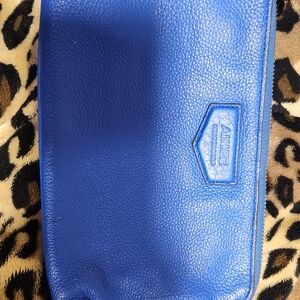 Aimee Kestenberg Blue Leather Clutch